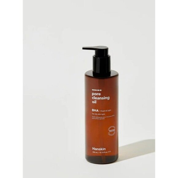 Hanskin Pore Cleansing Oil~BHA~Fresh & Light~Oily Skin~300mL/10.14oz~NEW~SEAL - Picture 1 of 7